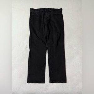 Lucky Brand Jeans Mens 38x29 Black 410 Athletic Tapered Dark Wash Stretch Denim